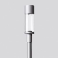 BEGA LED-Aufsatzleuchte 52W 76mm 3000K 84102AK3 6217lm si Konv Alu Kst_tr IP65
