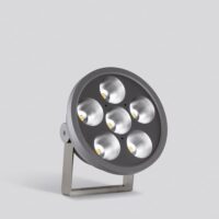 BEGA LED-Anbaustrahler 134W Konv DALI ws 84518K3 6LEDs graphit 3000K 14900lm mt