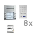 TCS Tür Control audio:pack PES08 ISW3030 8Tasten Aufputz PAAF082/002