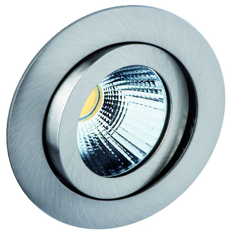 Rutec Rutec ALU57345NWOK TALU LED-Einbaustr. schwenk.,rund,8W, IP20,4000K,-Eisen geb