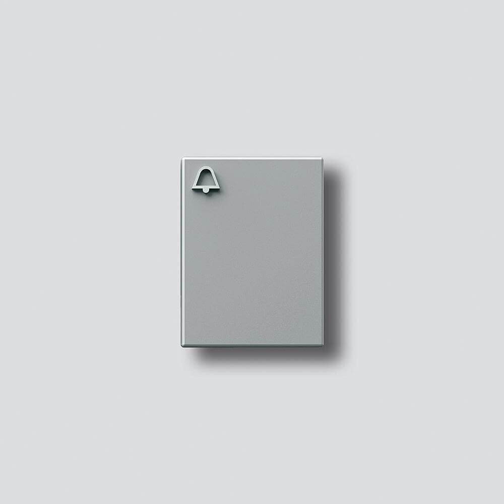 Siedle Siedle&Söhne Taste mit Glockensym sil-met für TM 611-03 SM 200029094-00