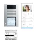 TCS Tür Control Videosprechanlgenset color 1 Taste Aufputz, Freispr. PVE16010-0010
