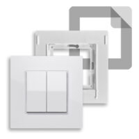 TCS Tür Control Casambi Schalter mit Wandmontagerahm. RS07-03000000