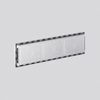 BEGA Einbaurahmen graphit Alu L505mm 10038 H35mm