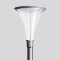 BEGA LED-Aufsatzleuchte 18W 76mm 4000K 77150AK4 1585lm si Konv Alu Kst_tr IP65