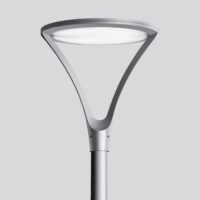 BEGA LED-Aufsatzleuchte 25,8W 76mm 3000K 84120AK3 2602lm si Konv Alu Kst_strukt