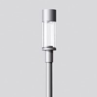 BEGA LED-Aufsatzleuchte 33W 76mm 3000K 77176AK3 3636lm si Konv Alu Kst_tr IP65