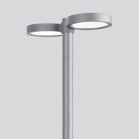BEGA LED-Aufsatzleuchte 37W 76mm 3000K 99403AK3 3942lm si Konv Alu Gl_strukt