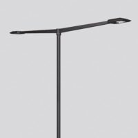 BEGA LED-Aufsatzleuchte 69W 76mm 3000K 77736K3 9496lm graphit Konv Alu Gl_tr