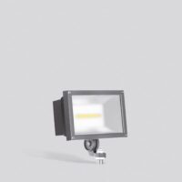 BEGA LED-Anbaustrahler 30,4W Konv DALI 77486AK3 1LED si 3000K ws 3504lm si mt