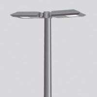 BEGA LED-Aufsatzleuchte 52,2W 76mm 3000K 99473AK3 7170lm si Konv Alu Gl_tr IP66