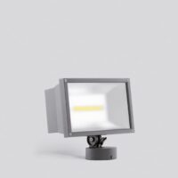 BEGA LED-Anbaustrahler 71W Konv DALI si 77582AK3 1LED 3000K ws 8060lm si mt Alu