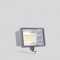 BEGA LED-Anbaustrahler 71W Konv DALI si 77434AK3 1LED 3000K ws 7535lm si mt Alu
