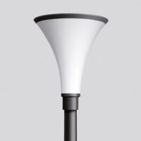 BEGA LED-Aufsatzleuchte 25,8W 76mm 4000K 77122K4 2704lm graphit Konv Alu IP65