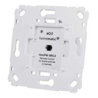 B-Ware Homematic IP Wired Smart Home Wandtaster für Markenschalter 2-fach, HmIPW-BRC2