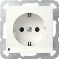 B-Ware Gira Steckdose LED-Leuchte Reinweiß 417027