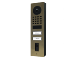 B-Ware DoorBird Fingerprint 50 Aufputz IP Video Türstation, inklusive Aufputzgehäuse in Messing, D1102FV