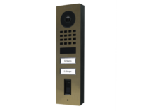 B-Ware DoorBird Fingerprint 50 Aufputz IP Video Türstation, inklusive Aufputzgehäuse in Messing, D1102FV