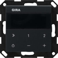 B-Ware Gira Unterputz-Radio IP, schwarz, 2320005