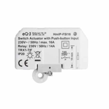 B-Ware Homematic IP Smart Home Schaltaktor mit Tastereingang (16 A) - Unterputz, HmIP-FSI16
