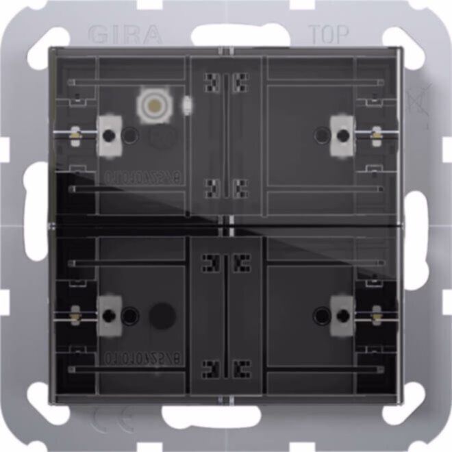 B-Ware Gira Tastsensensor 4 Komfort 2-fach für KNX, 504200