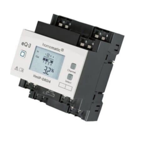 B-Ware Homematic IP Smart Home Funk-Schaltaktor für Hutschienenmontage HmIP-DRSI4, 4-fach
