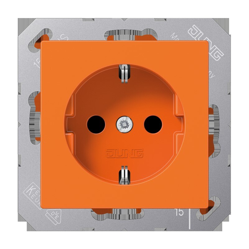 Jung Jung A 1521 BF O SCHUKO®-Steckdose 16 A 250V ~ Schraubklemmen Thermoplast Serie