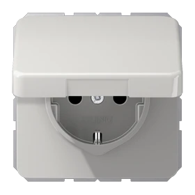 Jung Jung CD 1521 BFKL LG SCHUKO®-Steckdose 16 A 250V ~ Schraubklemmen Klappdeckel