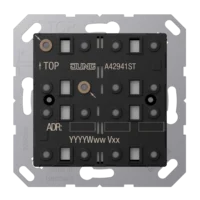Jung A 4294 1ST KNX Tastsensor-Modul Universal 4-fach F40 Secure Serie AS/A