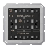Jung CD 4294 1ST KNX Tastsensor-Modul Universal 4-fach F40 Secure Serie CD