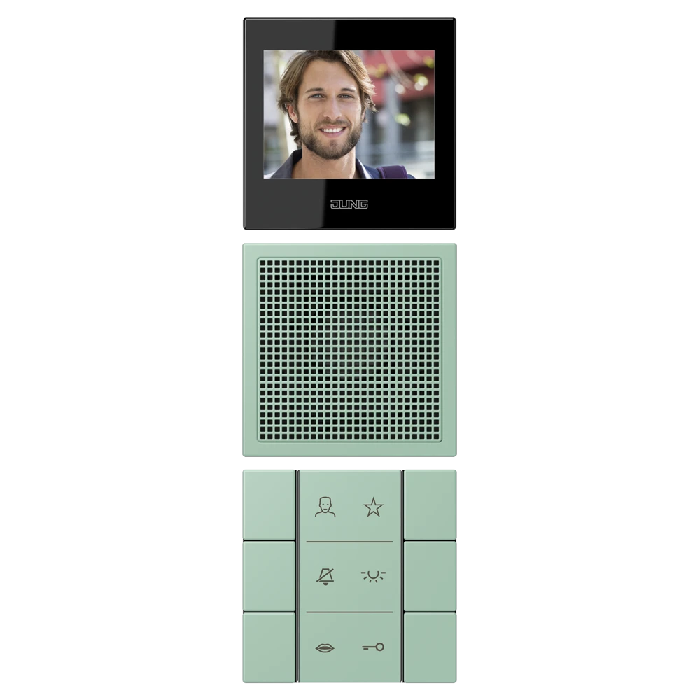 Jung Jung SI VI LC 627 217 Siedle In-Home-Bus Video-Innenstation 2,7 Serie LS vertikal