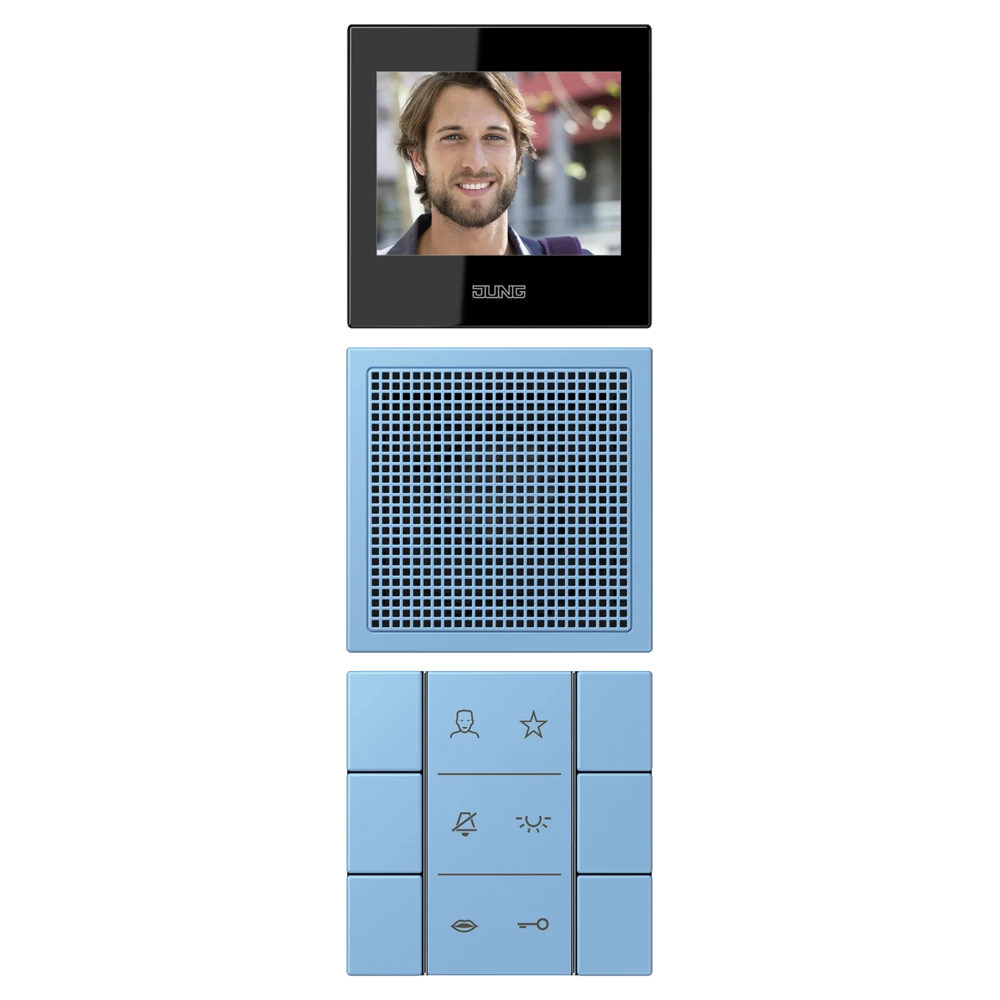 Jung Jung SI VI LC 627 256 Siedle In-Home-Bus Video-Innenstation 2,7 Serie LS bleu