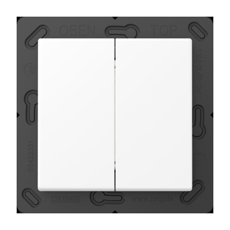 Jung Jung MAT A 595 WWM Matter Taster 2-fach batterieversorgt 4-kanalig Serie A