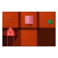 Jung NRS LC 0834 244 Notrufset Serie LS rouge vermillon 59 (4320A)
