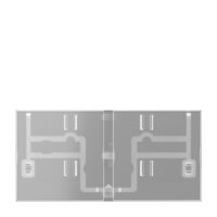 Jung 4093 TSA T Tastensatz 3-fach F40 transparent
