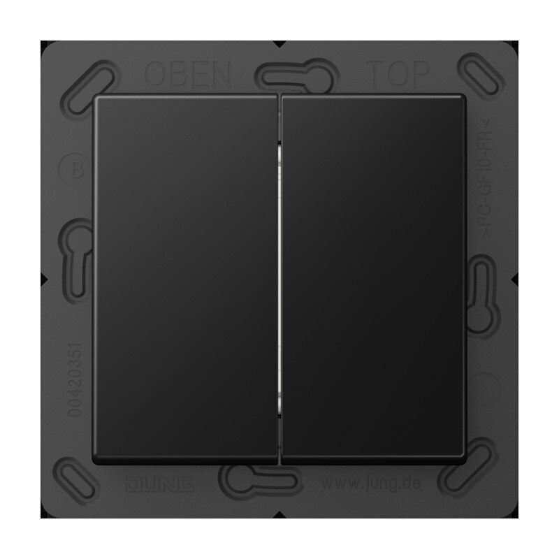 Jung Jung MAT A 595 SWM Matter Taster 2-fach batterieversorgt 4-kanalig Serie A gsw