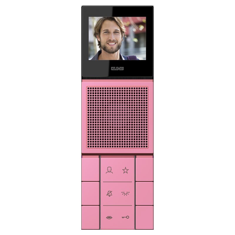 Jung Jung SI VI LC 627 246 Siedle In-Home-Bus Video-Innenstation 2,7 Serie LS rose