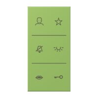 Jung SI V6 LC DC 220 Design-Cover Video 3fach F50 Serie LS vert 31 (32051)