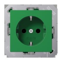 Jung A 1521 BF GN SCHUKO®-Steckdose 16 A 250V ~ Schraubklemmen Thermoplast Serie