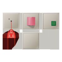 Jung NRS ES 0834-L Notrufset Serie LS Edelstahl