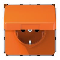 Jung CD 1521 BFKL O SCHUKO®-Steckdose 16 A 250V ~ Schraubklemmen Klappdeckel