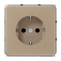 Jung CD 1521 GB SCHUKO®-Steckdose 16 A 250V ~ Schraubklemmen Al eloxiert Seri