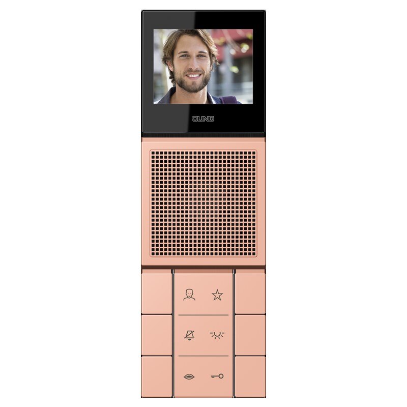 Jung Jung SI VI LC 627 231 Siedle In-Home-Bus Video-Innenstation 2,7 Serie LS rose