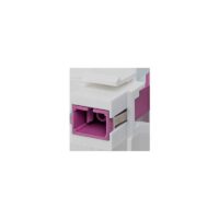 Jung SC OM4 EV Glasfaser Keystone-Modul erikaviolett