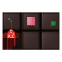 Jung NRS LC 0834-2 252 Notrufset mit USV Serie LS terre dombre brûlée 59 (4320J)