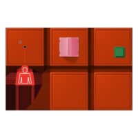 Jung NRS LC 0834-2 244 Notrufset mit USV Serie LS rouge vermillon 59 (4320A)
