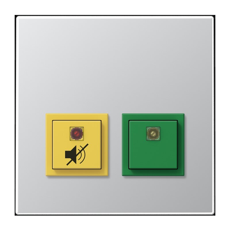 Jung Jung NRS AL 0834 DZE-L Notrufsystem Dienstzimmereinheit Serie LS Aluminium