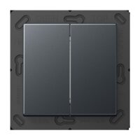 Jung MAT A 595 ANM Matter Taster 2-fach batterieversorgt 4-kanalig Serie A anthrazit