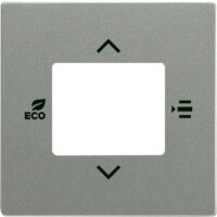 Busch-Jaeger Zentralplatte Raumtemp grau 6109/03-803 metallic Pfeile