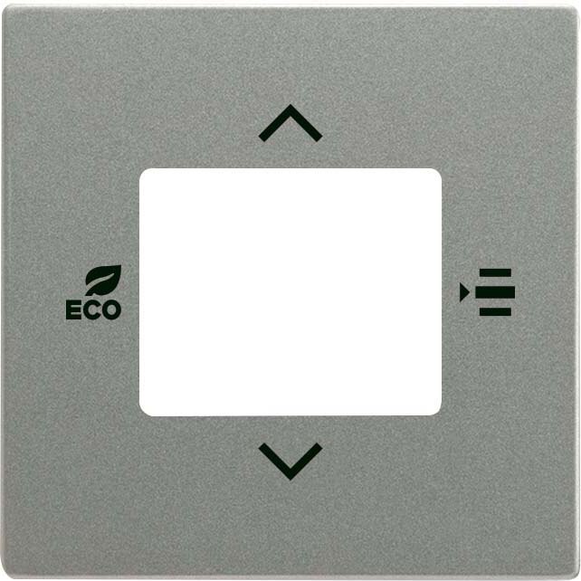 Busch-Jaeger Busch-Jaeger Zentralplatte Raumtemp grau 6109/03-803 metallic Pfeile